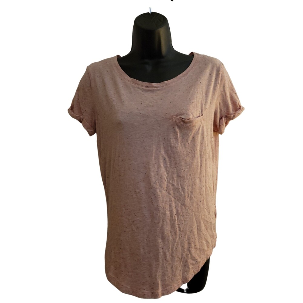 H&M Pink Boat Neck Blouse/Tee Shirt Size XS